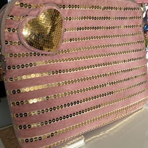 Juicy Couture Laptop Case Pink Gold & Sparkly Sequins